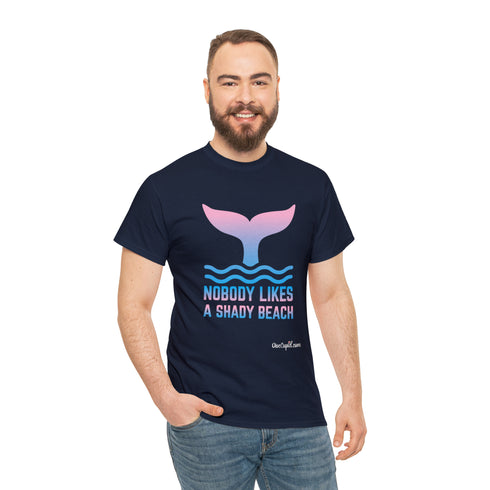 "Nobody likes a shady beach" Relaxed Fit T-shirt